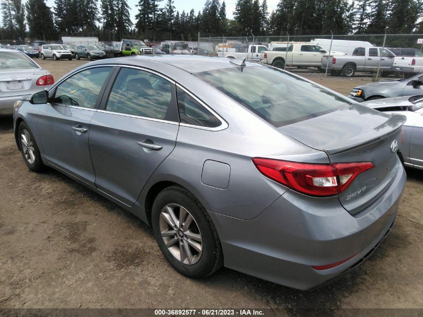 2015 HYUNDAI SONATA 2.4L SE - 5NPE24AF2FH228751