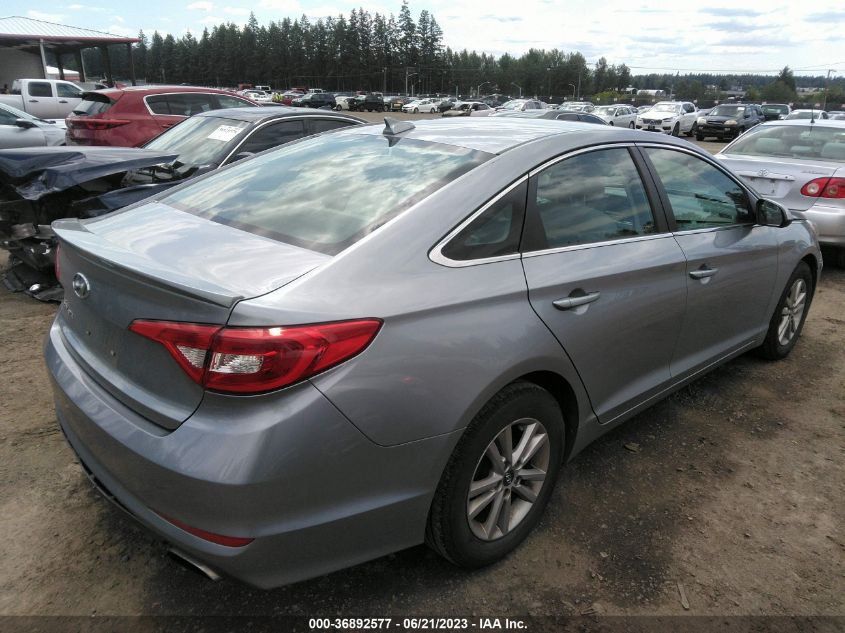 2015 HYUNDAI SONATA 2.4L SE - 5NPE24AF2FH228751