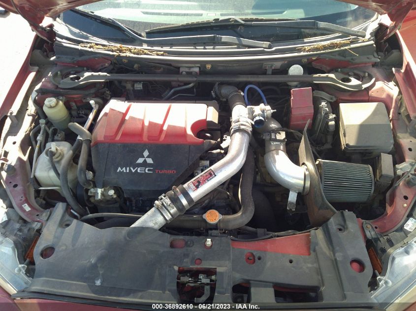 2013 MITSUBISHI LANCER EVOLUTION MR JA32W5FV7DU010688