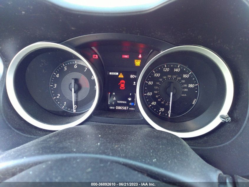 2013 MITSUBISHI LANCER EVOLUTION MR JA32W5FV7DU010688