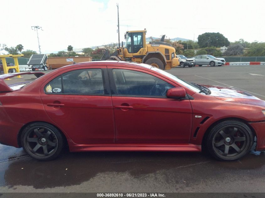 2013 MITSUBISHI LANCER EVOLUTION MR JA32W5FV7DU010688