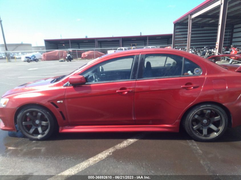 2013 MITSUBISHI LANCER EVOLUTION MR JA32W5FV7DU010688