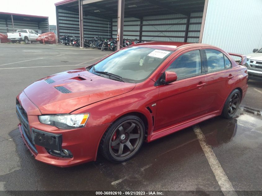 2013 MITSUBISHI LANCER EVOLUTION MR JA32W5FV7DU010688