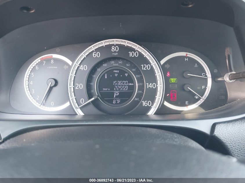 2015 HONDA ACCORD SEDAN EX-L 1HGCR3F8XFA029009