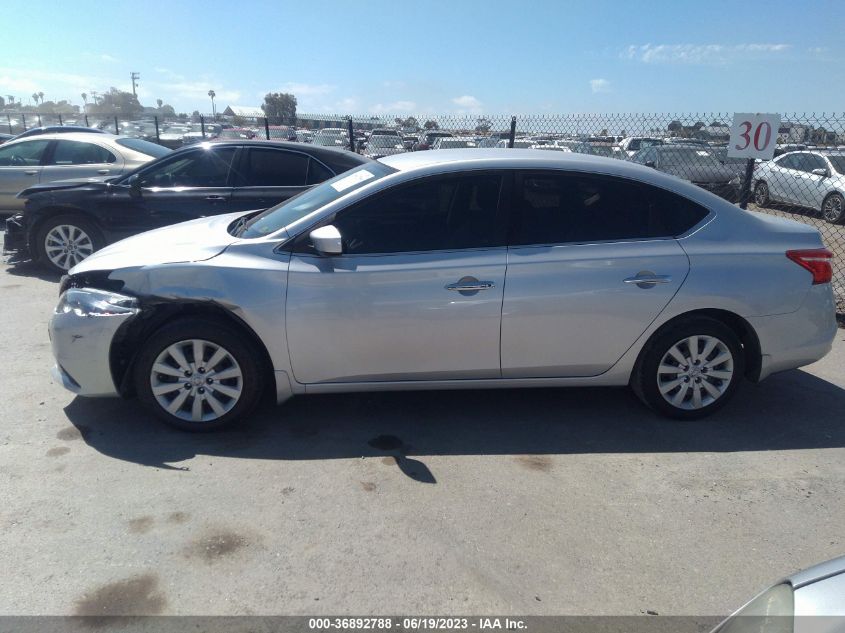 2016 NISSAN SENTRA S - 3N1AB7AP7GY282630