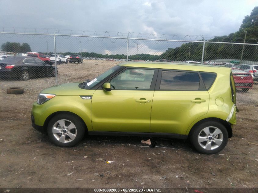 2019 KIA SOUL BASE - KNDJN2A27K7915942