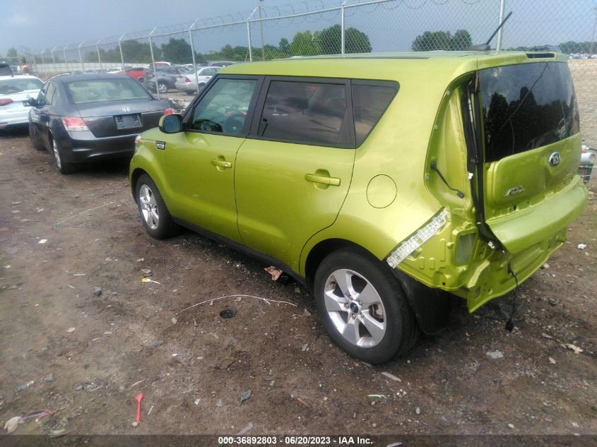 2019 KIA SOUL BASE - KNDJN2A27K7915942