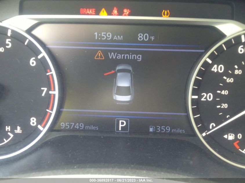 2020 NISSAN ALTIMA 2.5 SR - 1N4BL4CV5LC235226