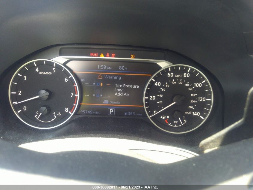 2020 NISSAN ALTIMA 2.5 SR - 1N4BL4CV5LC235226