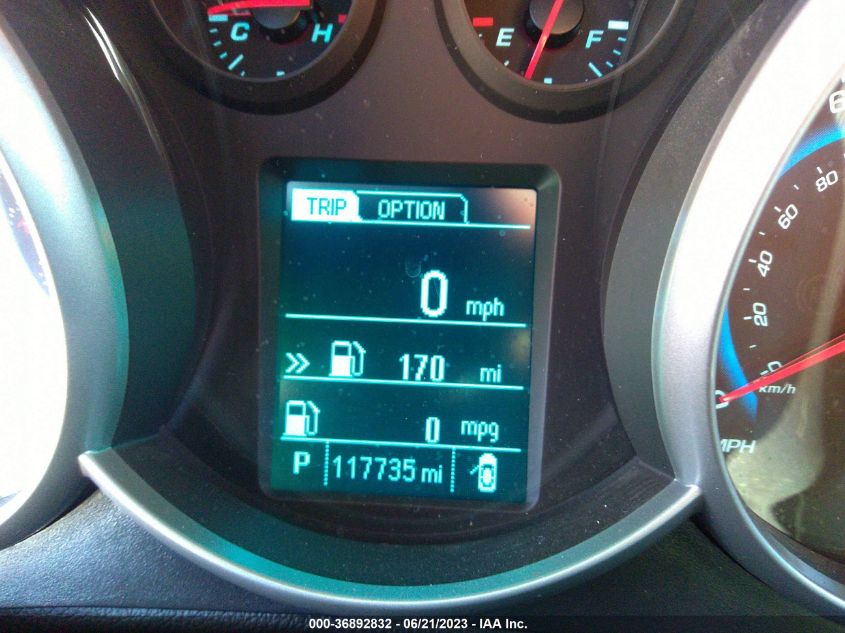 2015 CHEVROLET CRUZE LT - 1G1PC5SB7F7187909