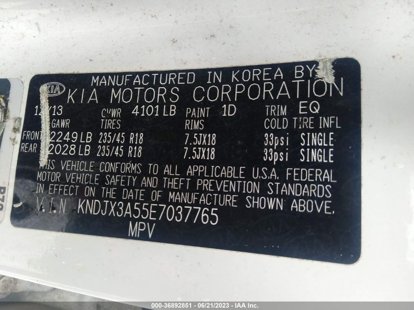 2014 KIA SOUL ! - KNDJX3A55E7037765