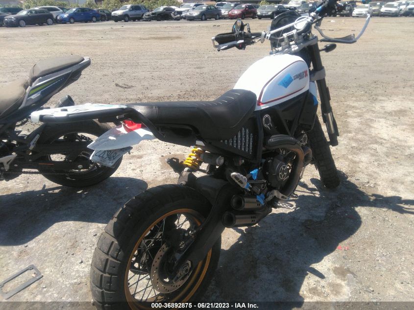 2017 DUCATI SCRAMBLER DESERT SLED ZDMKAFBM9HB000172