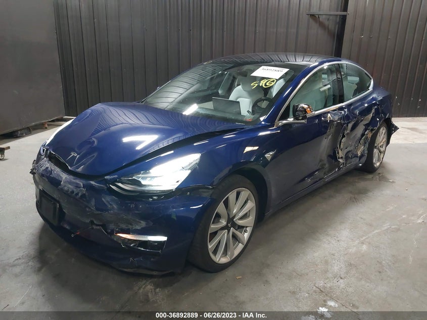 VIN 5YJ3E1EB9JF147676 2018 TESLA MODEL 3 LONG RANGE
