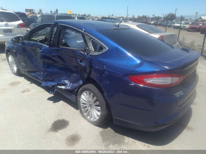 2013 FORD FUSION ENERGI TITANIUM - 3FA6P0SU4DR388626