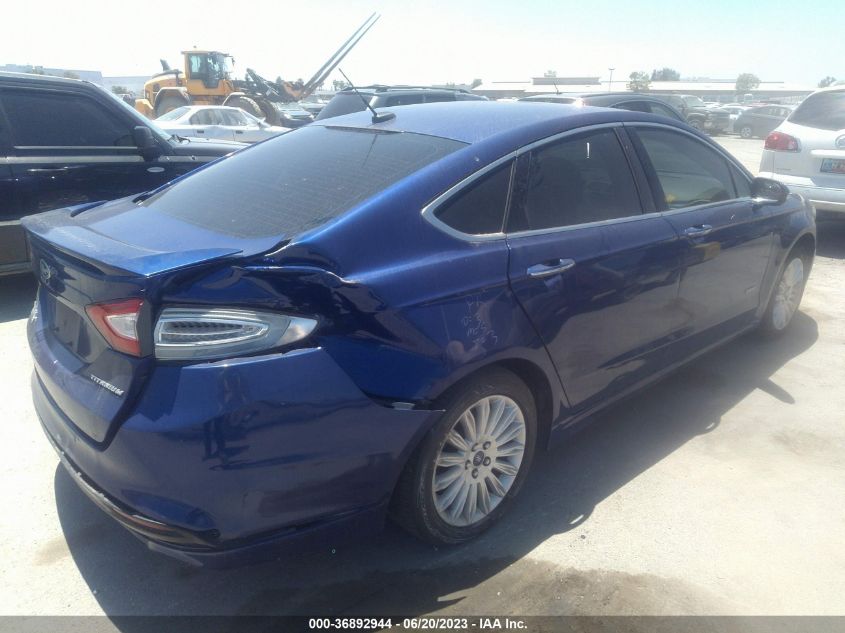 2013 FORD FUSION ENERGI TITANIUM - 3FA6P0SU4DR388626