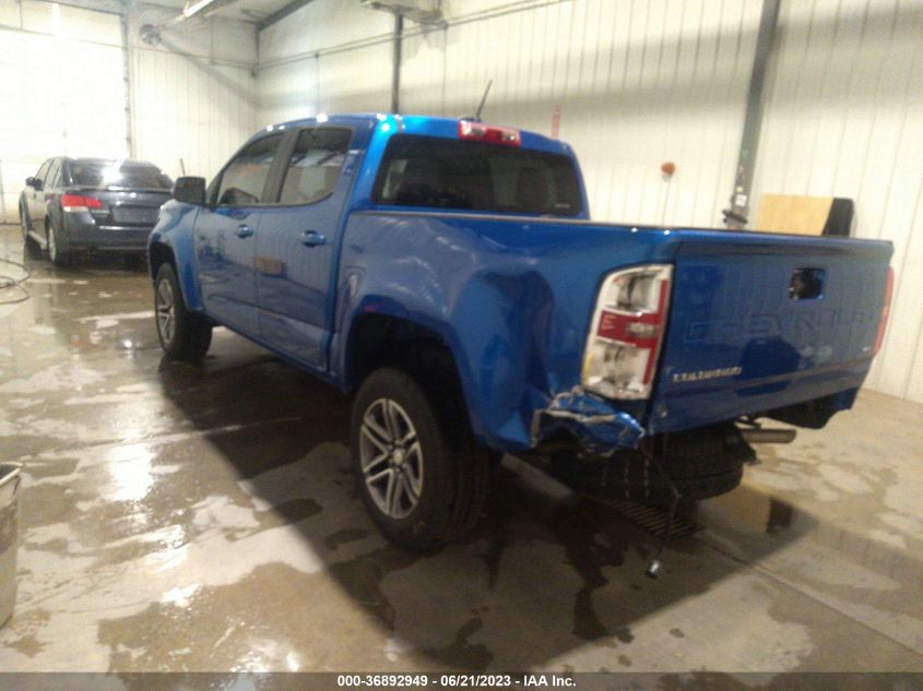 2021 CHEVROLET COLORADO 4WD WORK TRUCK - 1GCGTBEN6M1200631