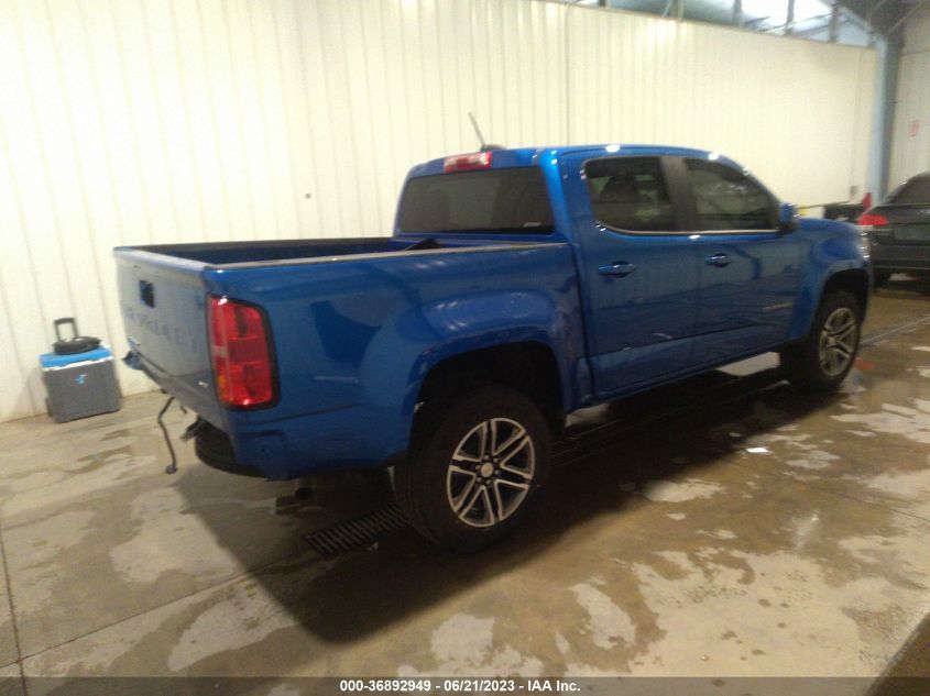 2021 CHEVROLET COLORADO 4WD WORK TRUCK - 1GCGTBEN6M1200631