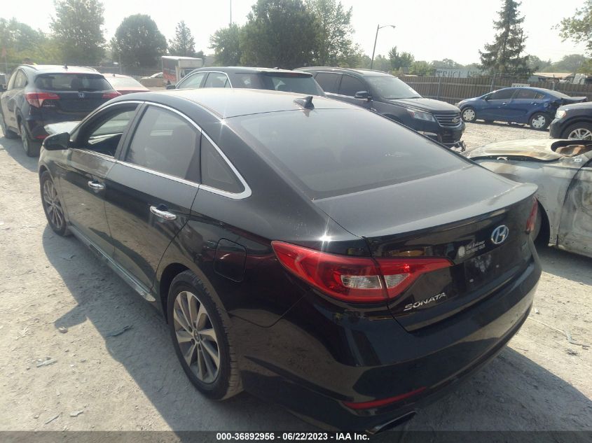 2017 HYUNDAI SONATA SPORT - 5NPE34AF2HH551228