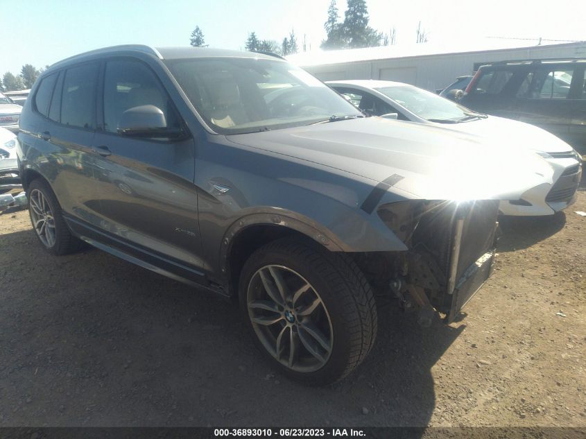 2017 BMW X3 XDRIVE28I - 5UXWX9C55H0T01391