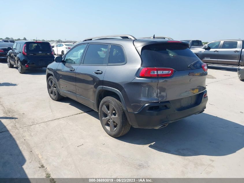 2016 JEEP CHEROKEE 75TH ANNIVERSARY - 1C4PJLCS8GW302301