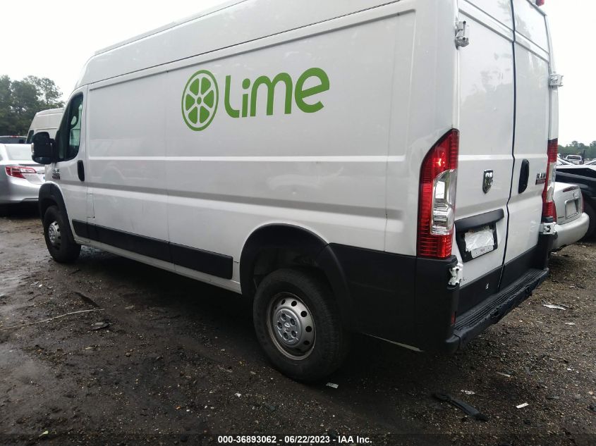 2019 RAM PROMASTER CARGO VAN - 3C6TRVDG9KE507553