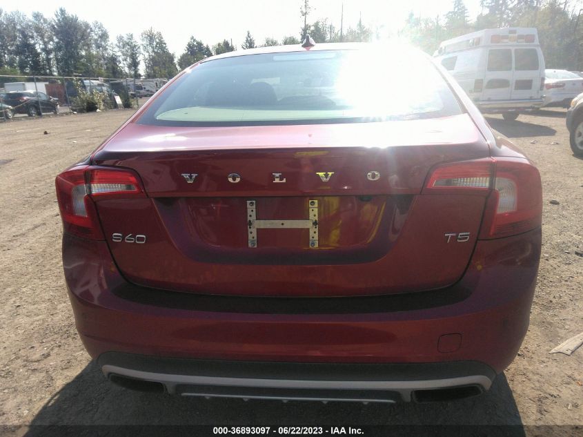 2014 VOLVO S60 T5 - YV1612FS3E2286346