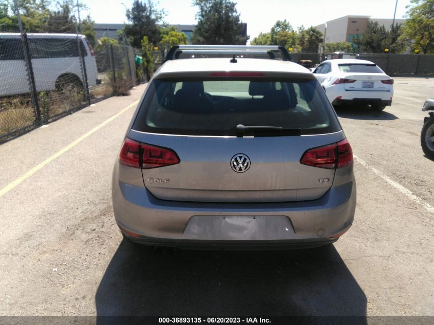2016 VOLKSWAGEN GOLF S/SE/SEL - 3VW217AU9GM024589