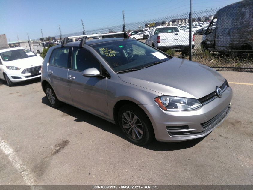 2016 VOLKSWAGEN GOLF S/SE/SEL - 3VW217AU9GM024589
