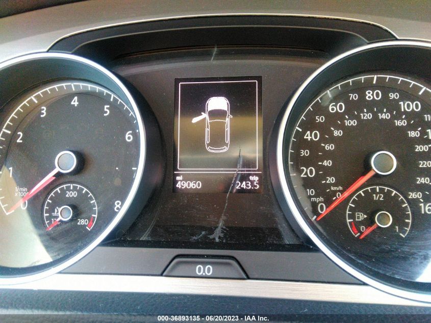 2016 VOLKSWAGEN GOLF S/SE/SEL - 3VW217AU9GM024589