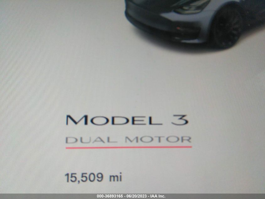 2022 TESLA MODEL 3 PERFORMANCE - 5YJ3E1EC2NF269746