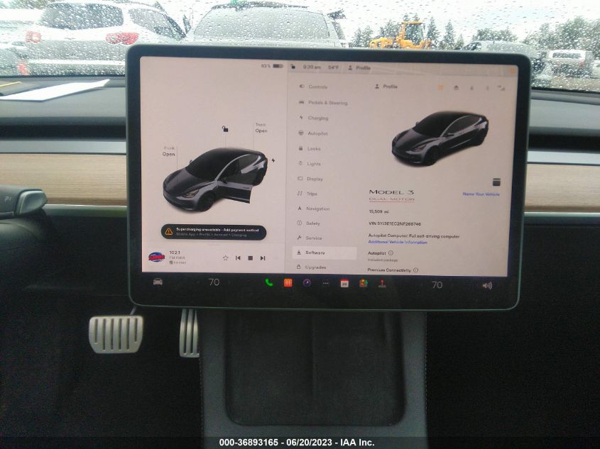 2022 TESLA MODEL 3 PERFORMANCE - 5YJ3E1EC2NF269746