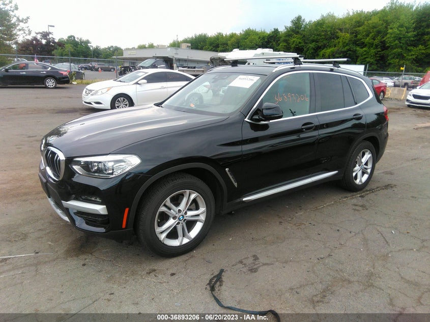 VIN 5UXTY5C00M9E39779 2021 BMW X3 XDRIVE30I
