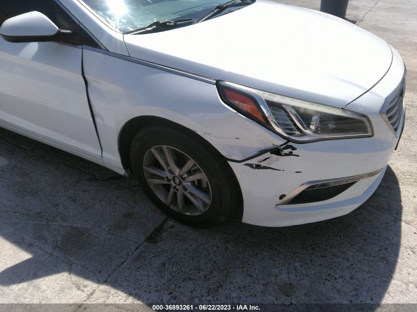 2015 HYUNDAI SONATA 2.4L SE - 5NPE24AF6FH191221