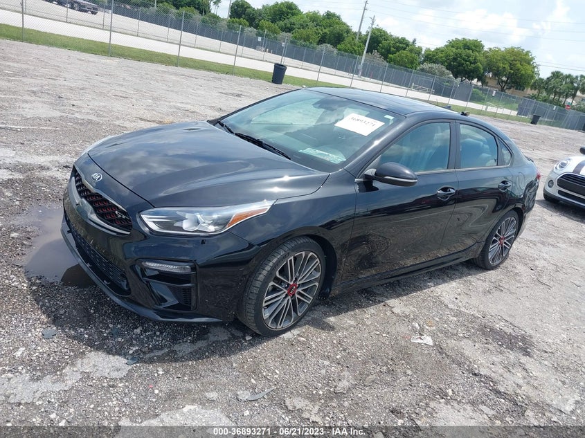 VIN 3KPF44ACXLE156024 2020 KIA FORTE GT