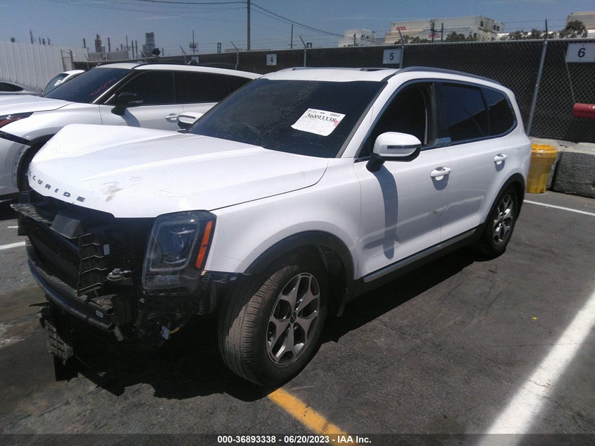 VIN 5XYP34HC5NG290586 2022 KIA TELLURIDE EX