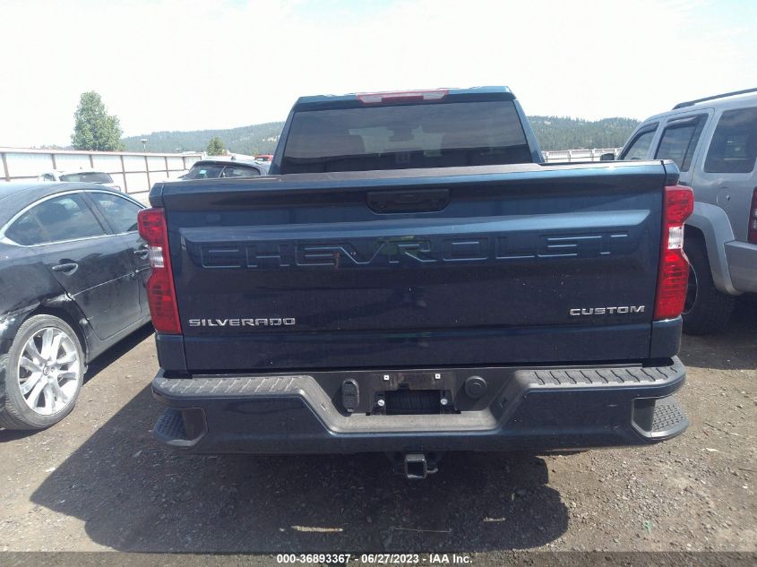 2022 CHEVROLET SILVERADO 1500 CUSTOM - 1GCPDBEK0NZ566462