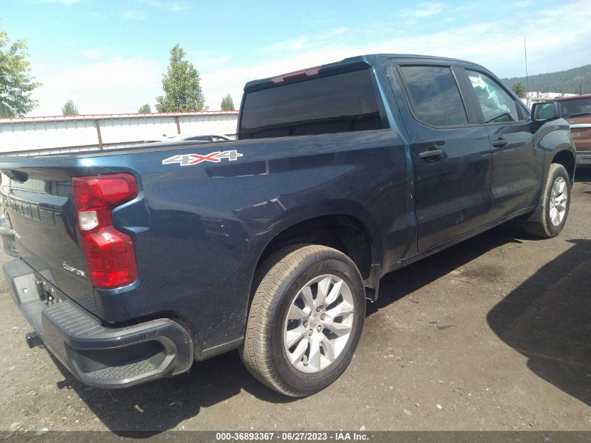 2022 CHEVROLET SILVERADO 1500 CUSTOM - 1GCPDBEK0NZ566462
