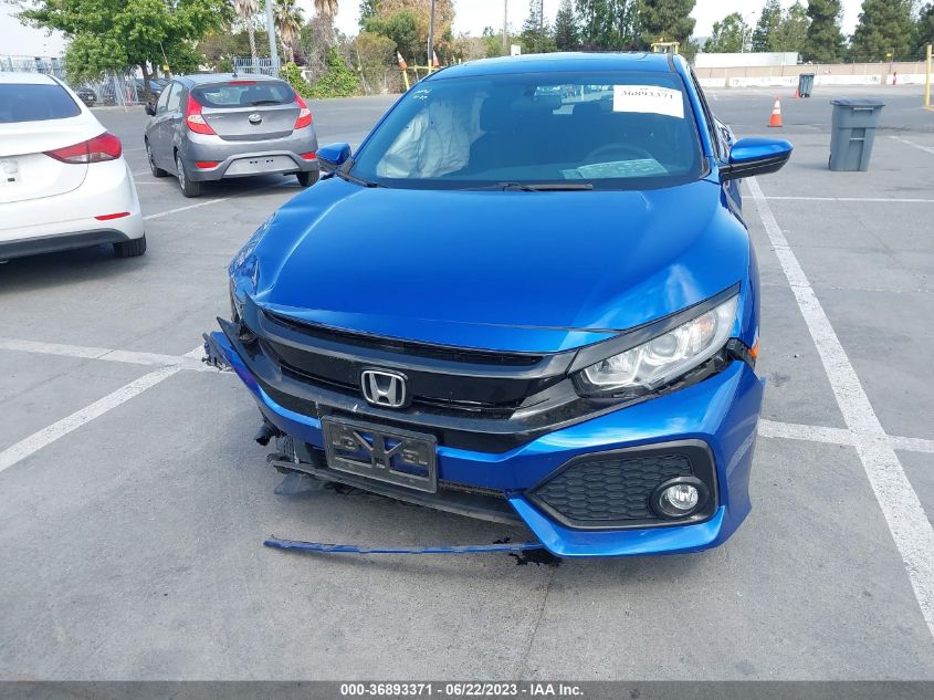2018 HONDA CIVIC HATCHBACK EX - SHHFK7H59JU431824