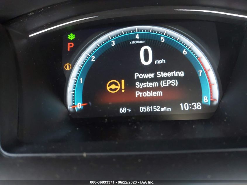 2018 HONDA CIVIC HATCHBACK EX - SHHFK7H59JU431824