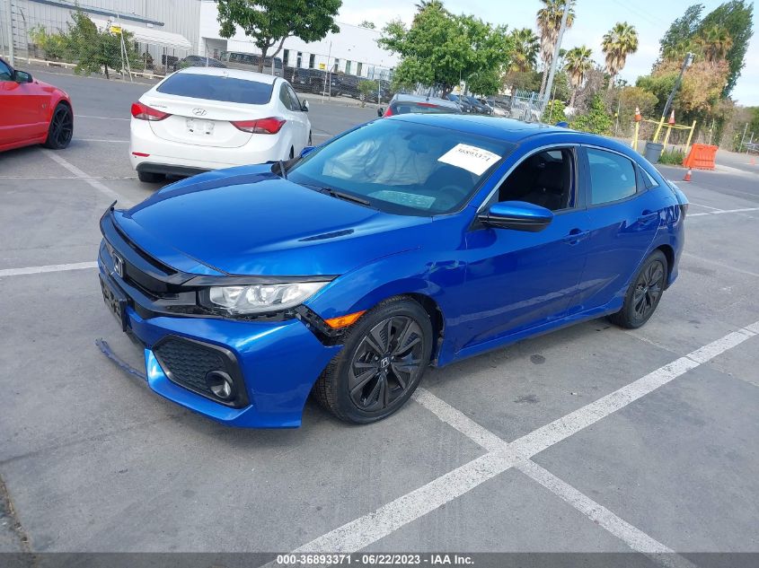 2018 HONDA CIVIC HATCHBACK EX - SHHFK7H59JU431824