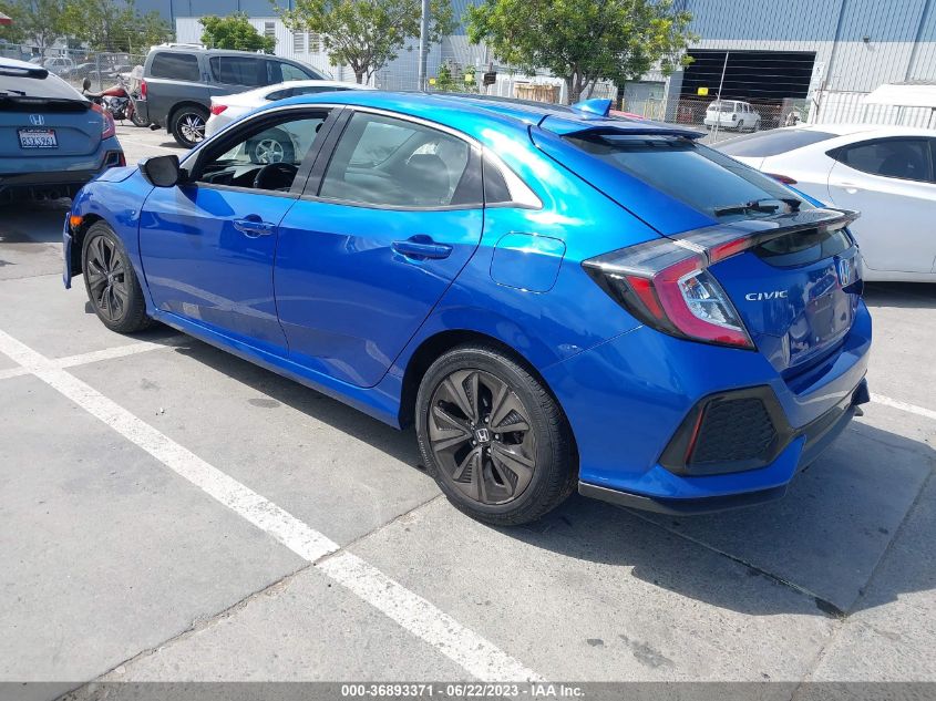 2018 HONDA CIVIC HATCHBACK EX - SHHFK7H59JU431824