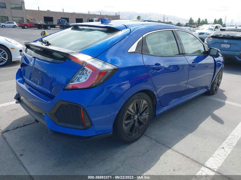2018 HONDA CIVIC HATCHBACK EX - SHHFK7H59JU431824