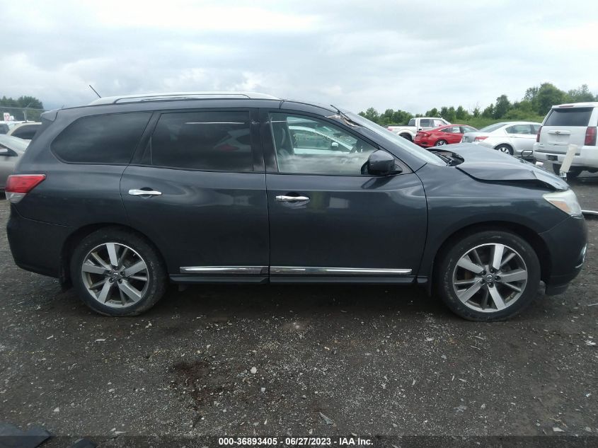 2014 NISSAN PATHFINDER PLATINUM - 5N1AR2MM0EC731354
