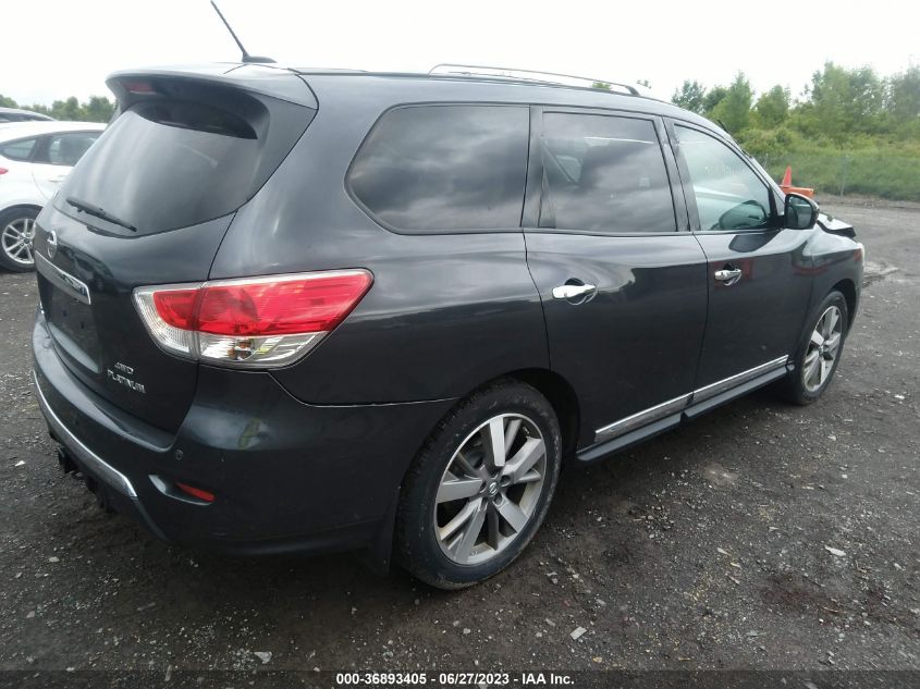 2014 NISSAN PATHFINDER PLATINUM - 5N1AR2MM0EC731354