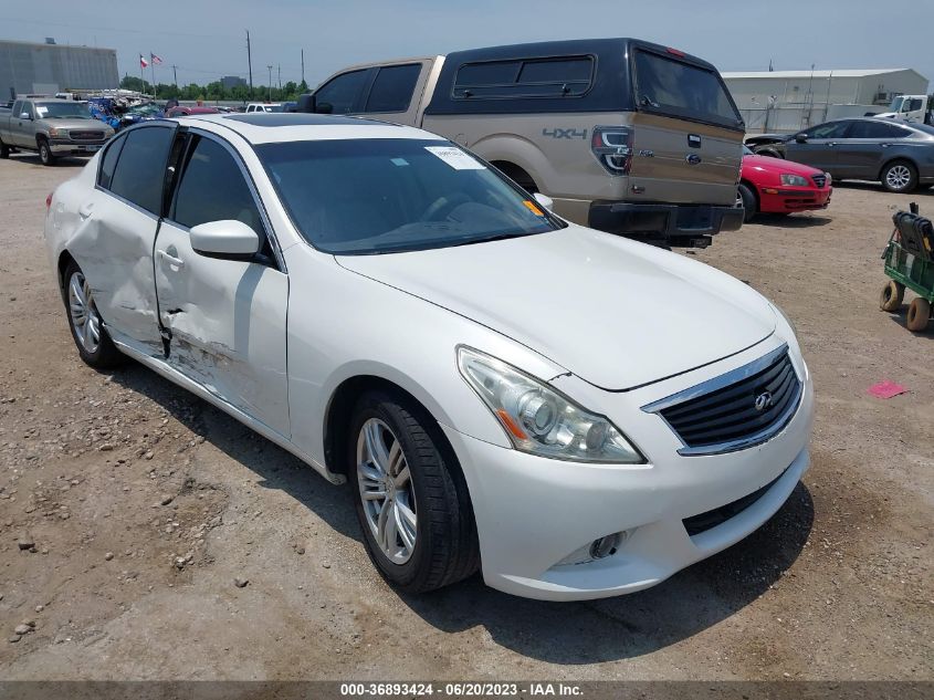 2013 INFINITI G37 SEDAN JOURNEY - JN1CV6AP6DM725567