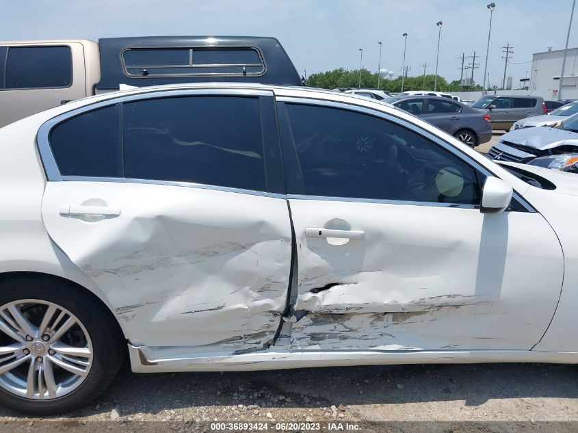 2013 INFINITI G37 SEDAN JOURNEY - JN1CV6AP6DM725567