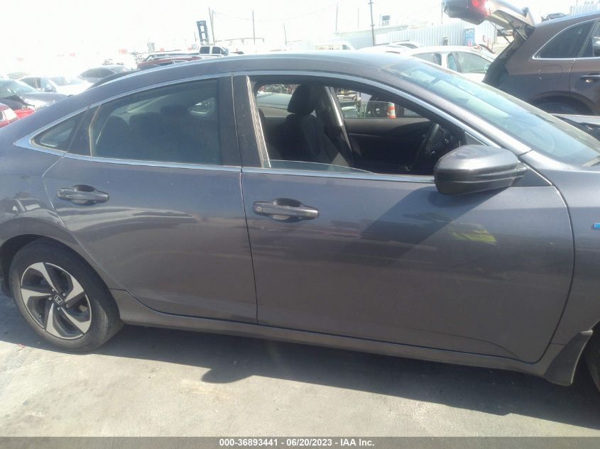 2022 HONDA INSIGHT EX 19XZE4F50NE005829