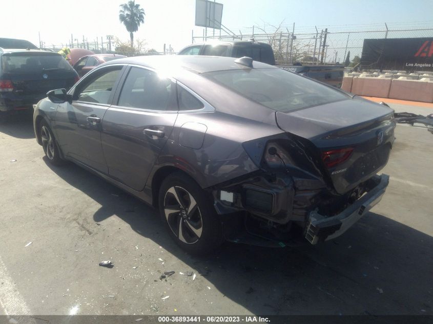 2022 HONDA INSIGHT EX 19XZE4F50NE005829