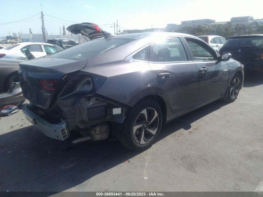 2022 HONDA INSIGHT EX 19XZE4F50NE005829