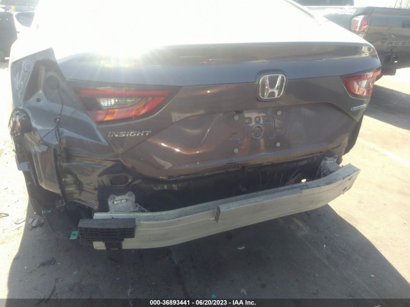 2022 HONDA INSIGHT EX 19XZE4F50NE005829